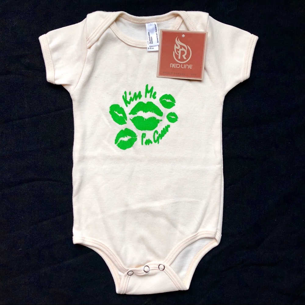 Organic Cotton 3-6 Month New Kiss Me Bodysuit
